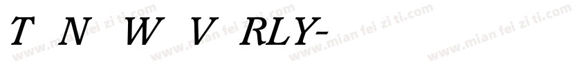 TAN   WAVERLY字体转换